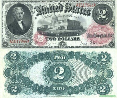 2 dollars series 1878