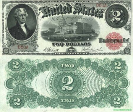 2 dollars series 1917