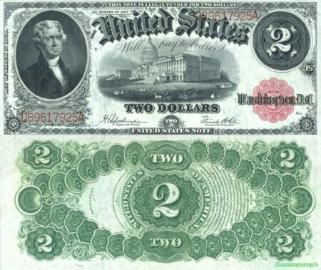 2 dollars series 1917