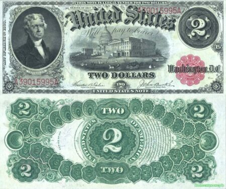 2 dollars series 1917