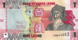 банкнота 1 леоне